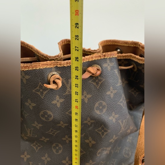 Authentic Louis Vuitton bag handbag shopper tote leather monogram brown tan LV - Picture 16 of 16